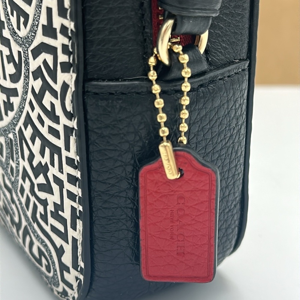 COACH Disney Mickey Mouse x Keith Haring Mini Leather Camera Bag - Picture 14 of 16